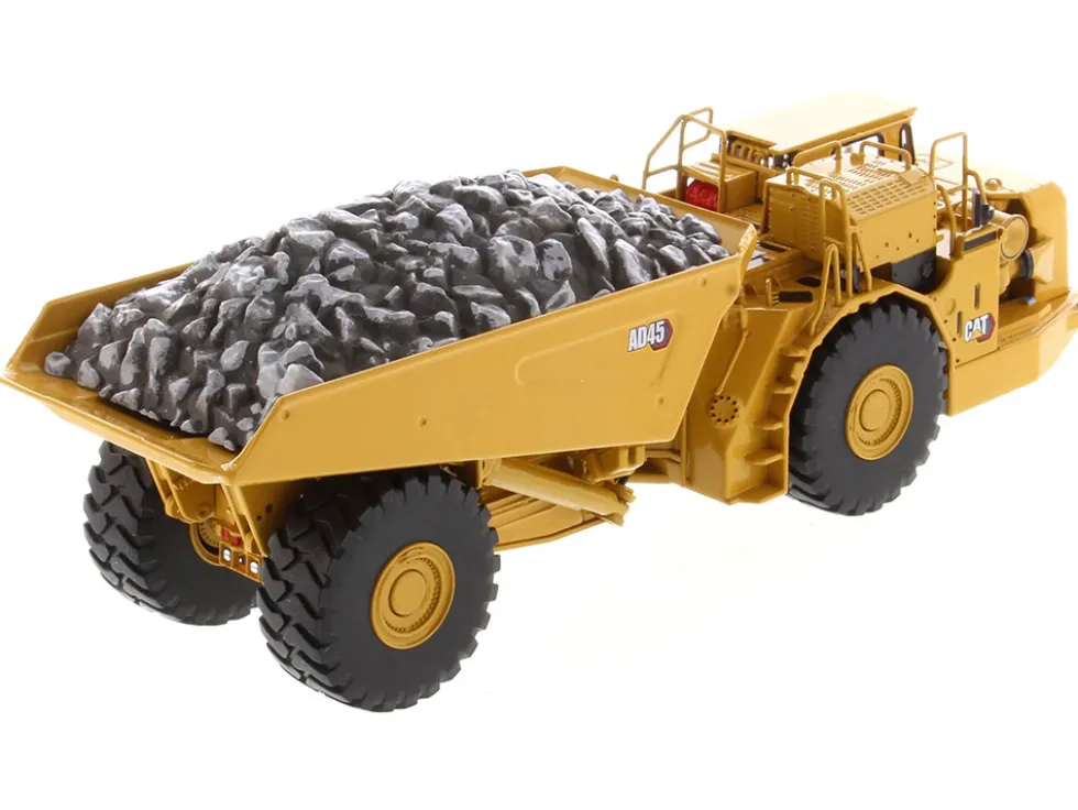 CAT Caterpillar AD45 Underground Articulated Truck Yellow "High Line" Series 1/50 Diecast Model by Diecast Masters