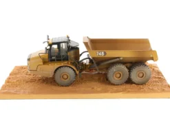 CAT Caterpillar 745 Articulated Truck Operator Dirty Version Weathered Series 1/50 Diecast Model Diecast Masters 85704