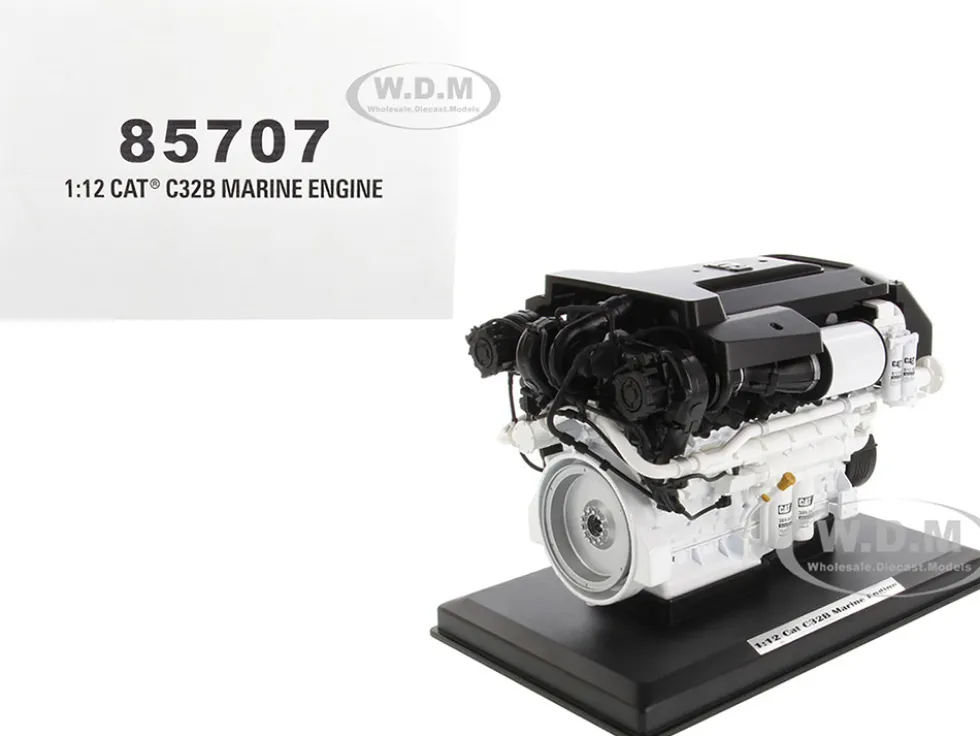 CAT Caterpillar C32B Marine Engine Replica High Line Series 1/12 Diecast Model Diecast Masters 85707