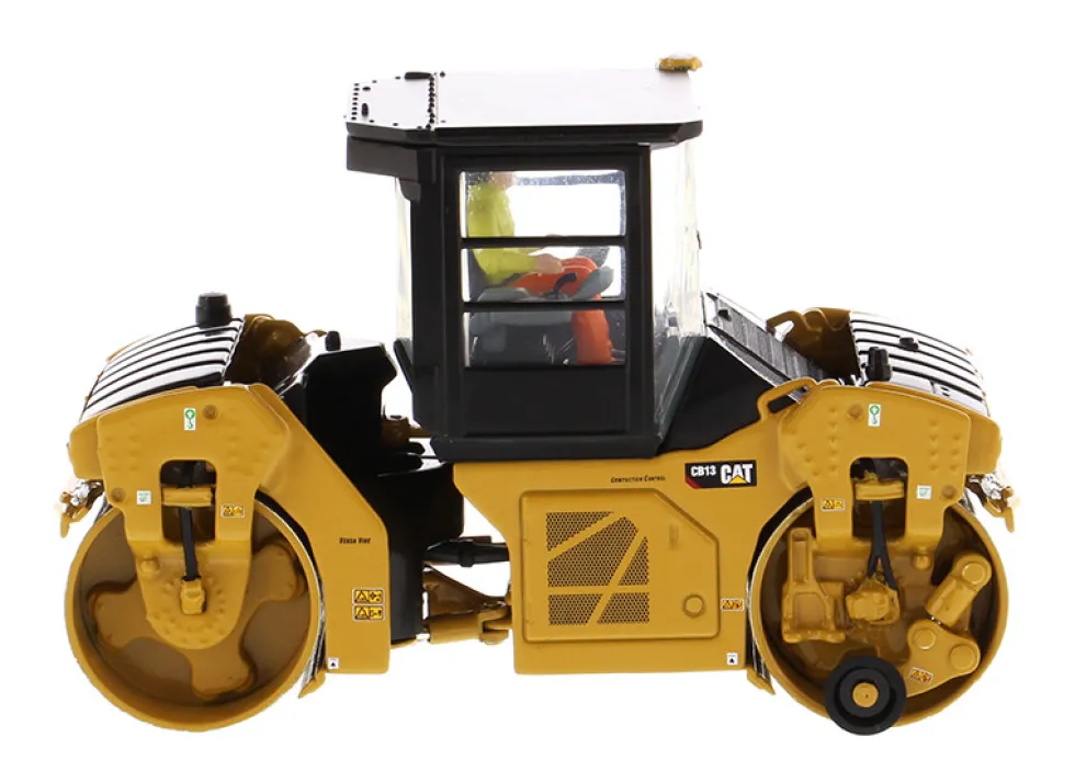 CAT Caterpillar CB-13 Tandem Vibratory Roller Cab and Operator High Line Series 1/50 Diecast Model Diecast Masters 85595