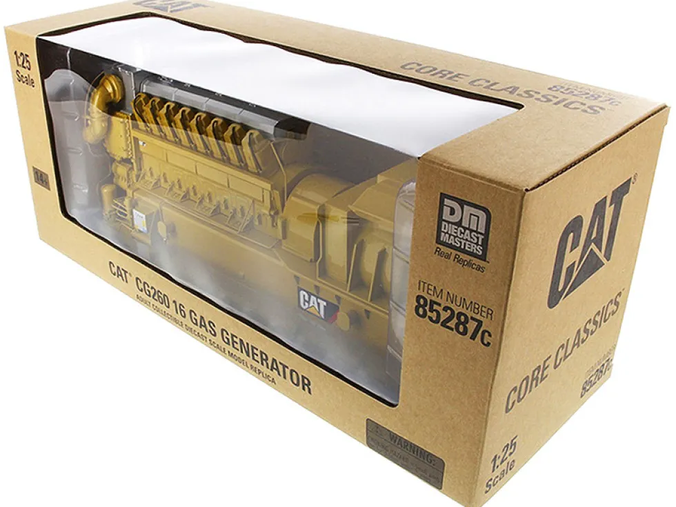 CAT Caterpillar CG260-16 Gas Engine Generator Core Classic Series 1/25 Diecast Model Diecast Masters 85287 C