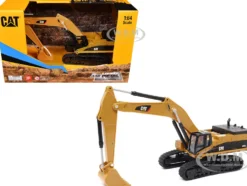 CAT Caterpillar 385C L Hydraulic Excavator Yellow 1/64 Diecast Model by Diecast Masters