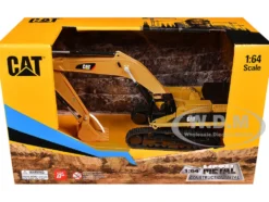 CAT Caterpillar 385C L Hydraulic Excavator Yellow 1/64 Diecast Model by Diecast Masters