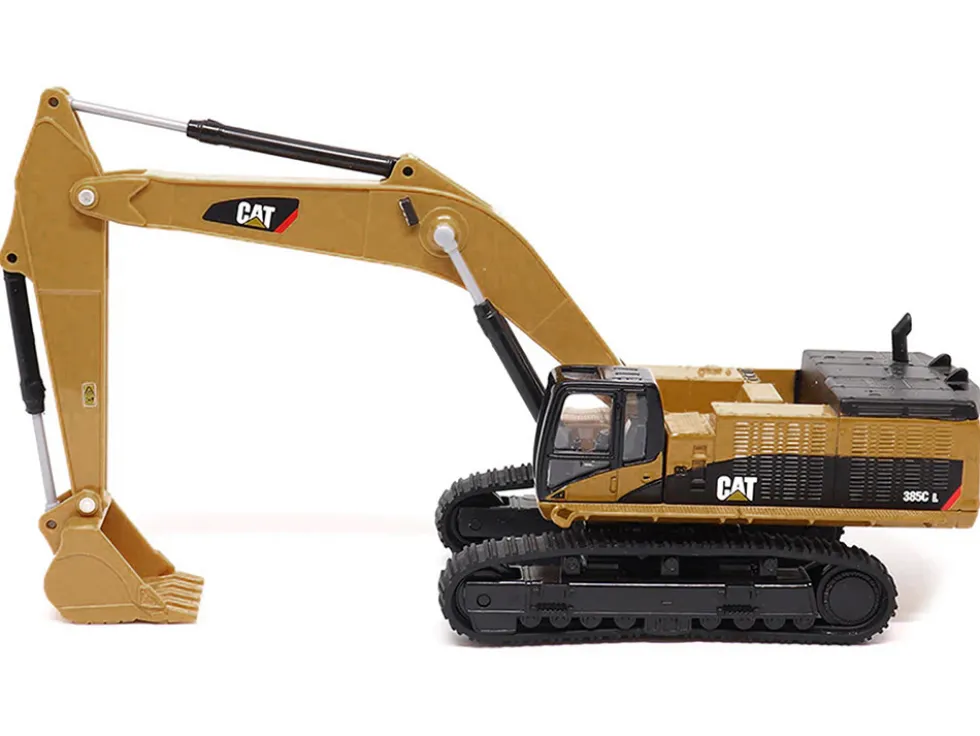 CAT Caterpillar 385C L Hydraulic Excavator Yellow 1/64 Diecast Model by Diecast Masters