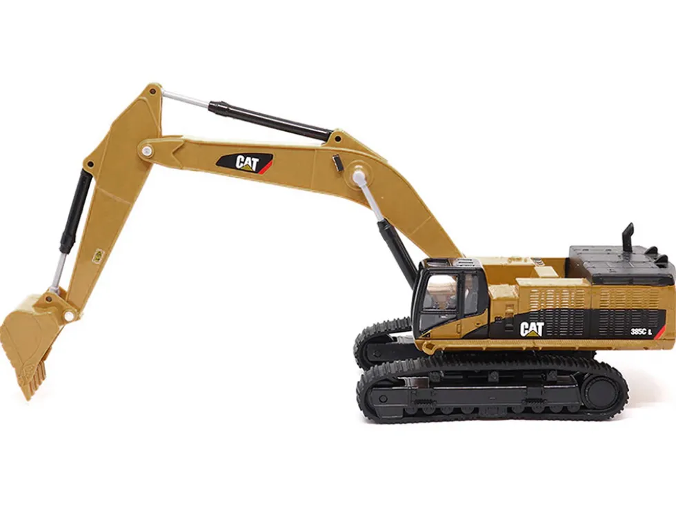 CAT Caterpillar 385C L Hydraulic Excavator Yellow 1/64 Diecast Model by Diecast Masters