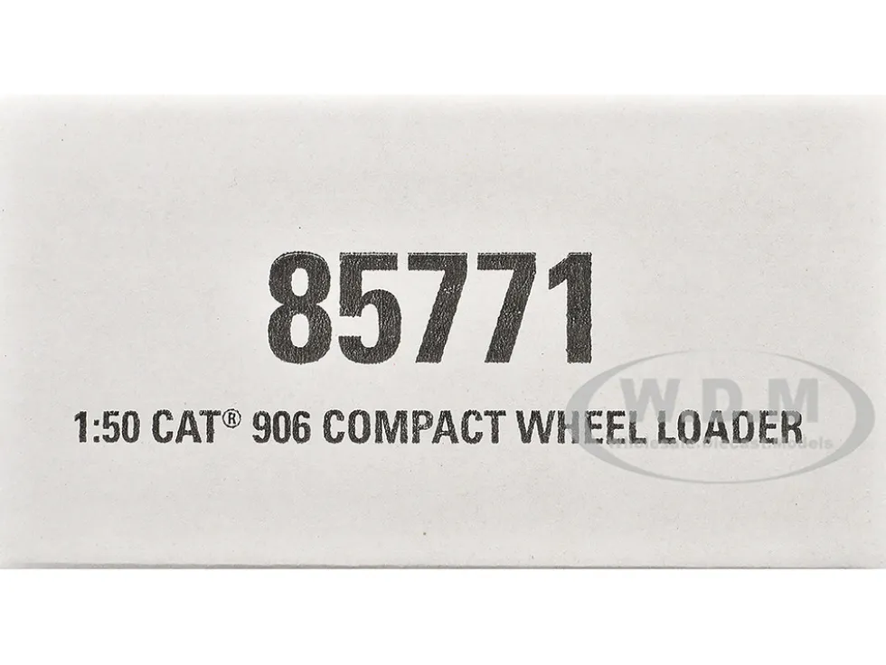 CAT Caterpillar 906 Compact Wheel Loader Yellow with Operator "High Line Series" 1/50 Diecast Model by Diecast Masters
