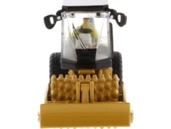 CAT Caterpillar CS56 Padfoot Drum Vibratory Soil Compactor Operator High Line Series 1/87 HO Diecast Model Diecast Masters 85247