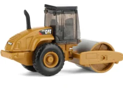 CAT Caterpillar CS56 Roller with Interchangeable Front Attachment Yellow 1/87 (HO) Diecast Model by Diecast Masters