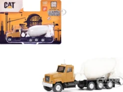 CAT Caterpillar CT681 Concrete Mixer Yellow 1/87 (HO) Diecast Model by Diecast Masters