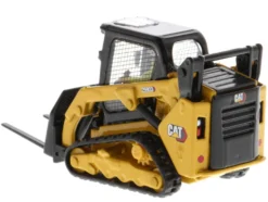 CAT Caterpillar 259D3 Compact Track Loader Work Tools Operator Yellow High Line Series 1/50 Diecast Model Diecast Masters 85677