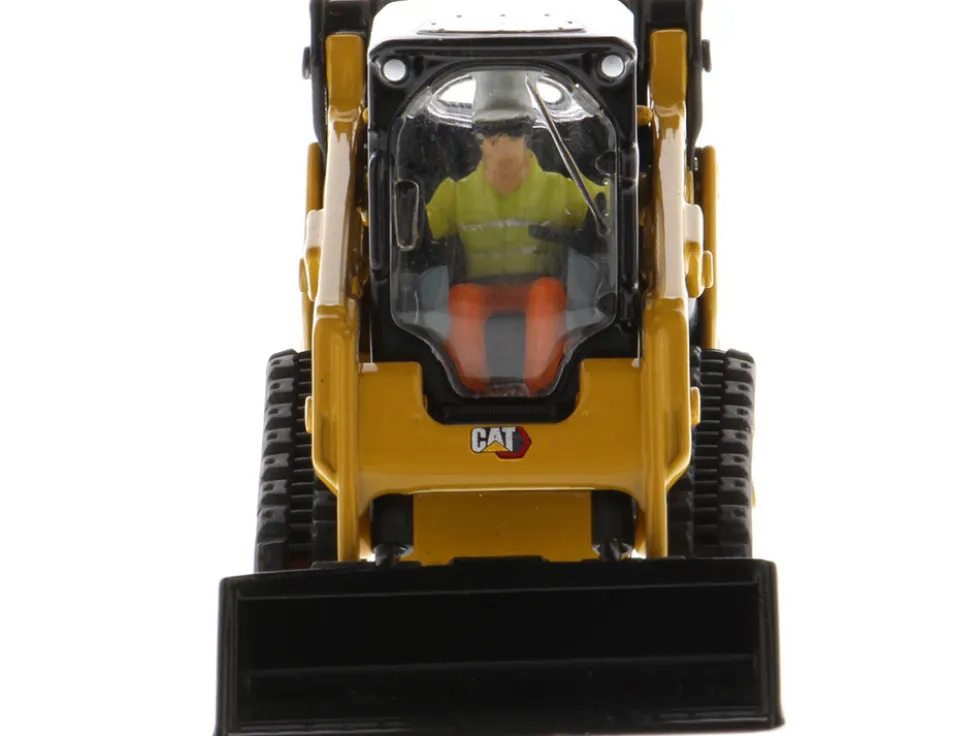 CAT Caterpillar 259D3 Compact Track Loader Work Tools Operator Yellow High Line Series 1/50 Diecast Model Diecast Masters 85677