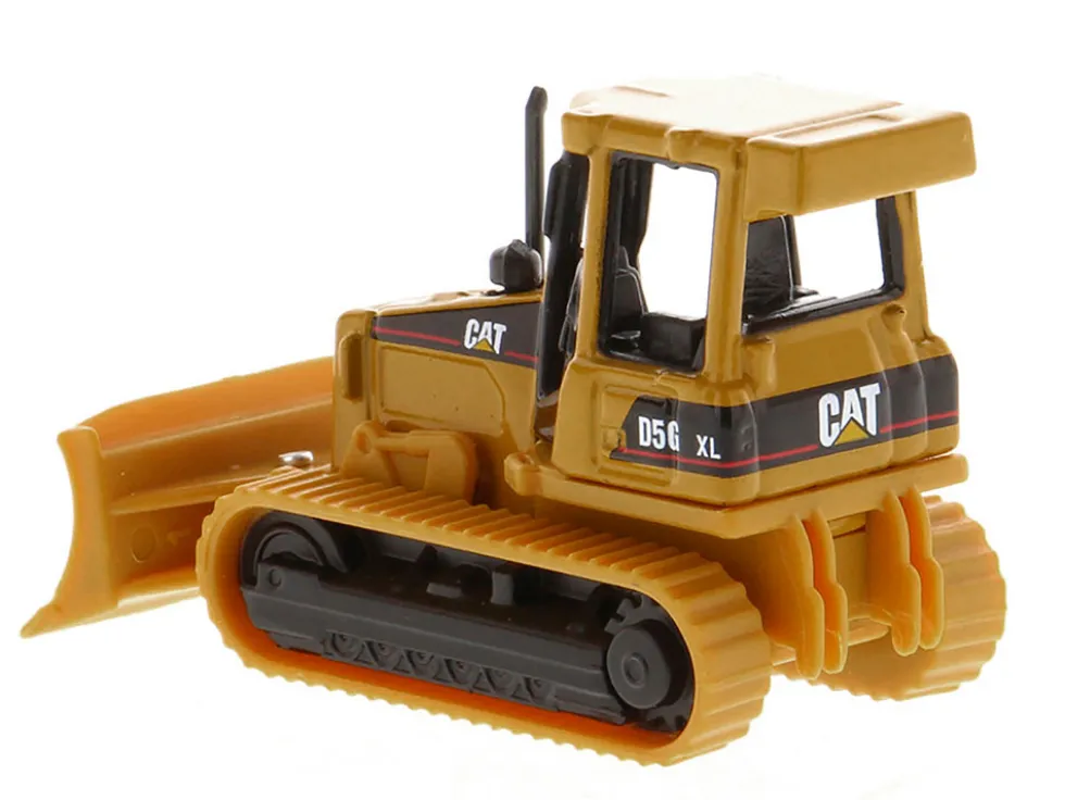 CAT Caterpillar D5G XL Track Type Tractor Yellow Micro Constructor Series Diecast Model Diecast Masters 85971DB