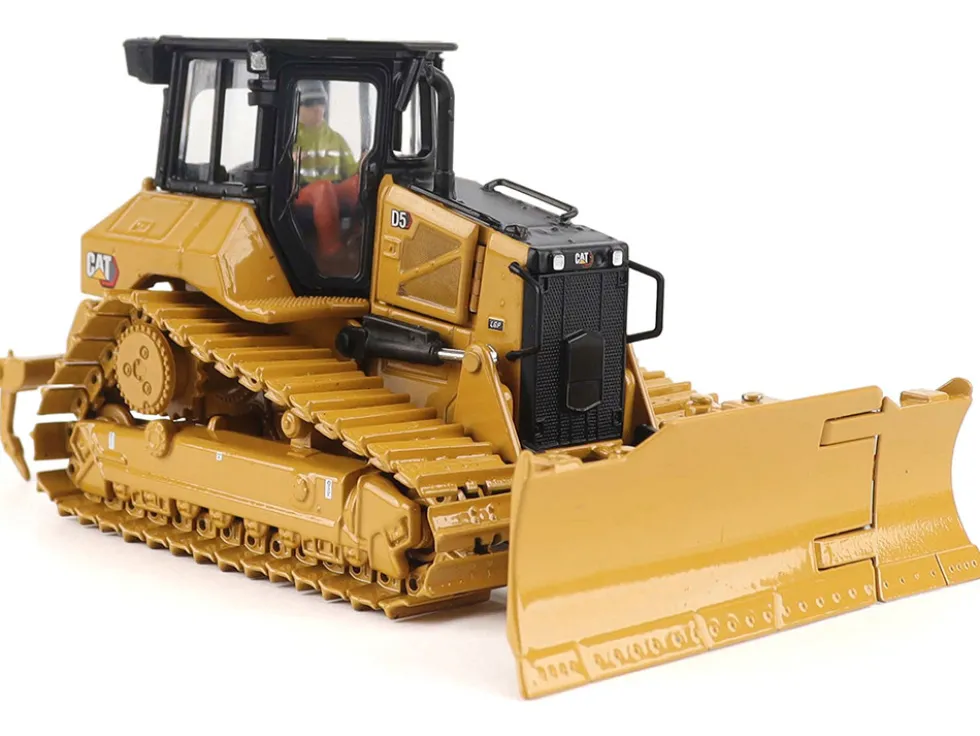 CAT Caterpillar D5 LGP Track-Type Dozer Yellow "High Line" Series 1/50 Diecast Model by Diecast Masters