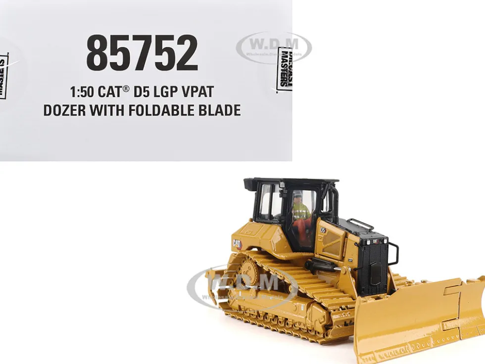 CAT Caterpillar D5 LGP Track-Type Dozer Yellow "High Line" Series 1/50 Diecast Model by Diecast Masters