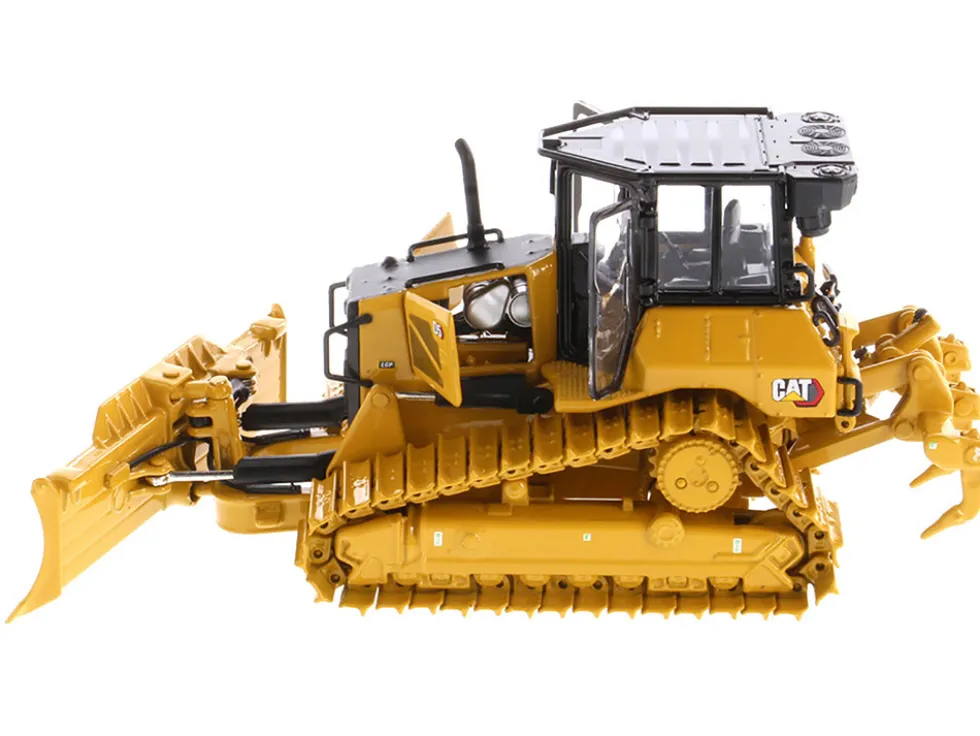 CAT Caterpillar D5 LGP VPAT Track Type Tractor Dozer Yellow Operator High Line Series 1/50 Diecast Model Diecast Masters 85951