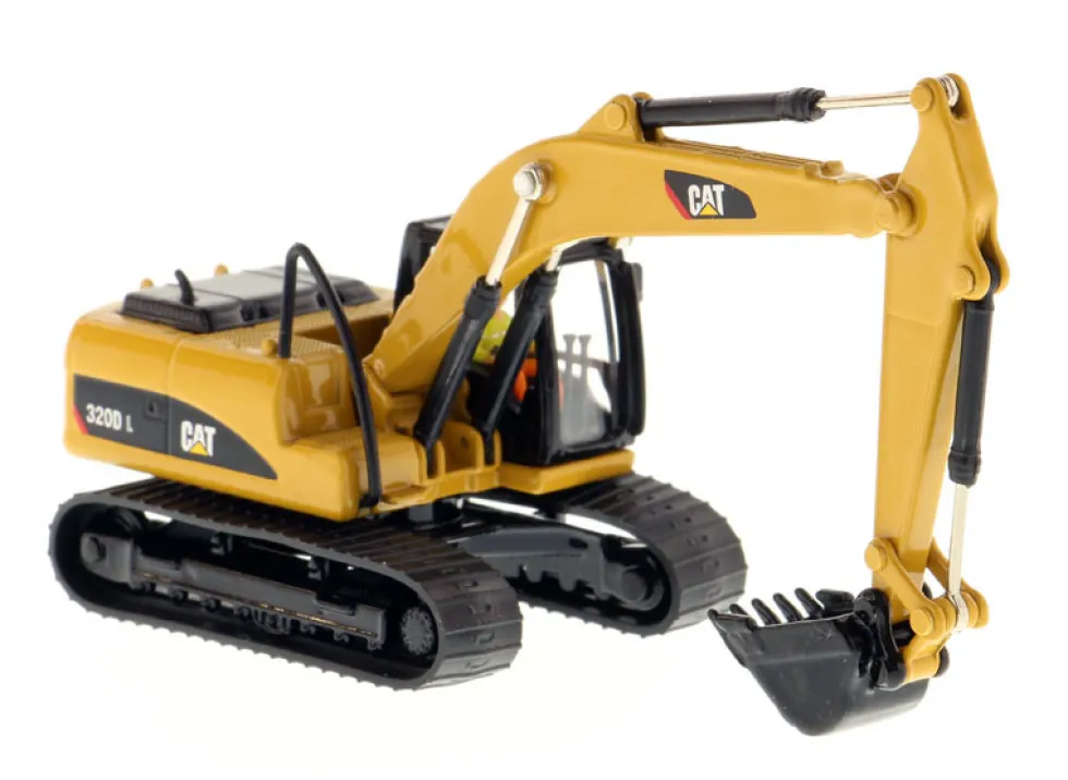 CAT Caterpillar 320D L Hydraulic Excavator Operator High Line Series 1/87 HO Diecast Model Diecast Masters 85262