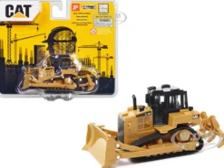 CAT Caterpillar D6R Track Type Tractor Yellow and Black 1/64 Diecast Model Diecast Masters 84645CS