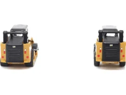 CAT Caterpillar 272D2 Skid Steer Loader Yellow and CAT Caterpillar 297D2 Compact Track Loader Yellow Set of 2 pieces 1/64 Diecast Models Diecast Masters 84647CS