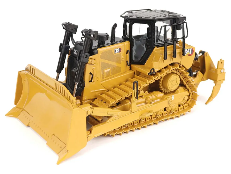 CAT Caterpillar D8 Track-Type Dozer (Standard Configuration) Yellow "High Line" Series 1/50 Diecast Model by Diecast Masters