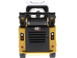 CAT Caterpillar 242D3 Wheeled Skid Steer Loader Work Tools Operator Yellow High Line Series 1/50 Diecast Model Diecast Masters 85676
