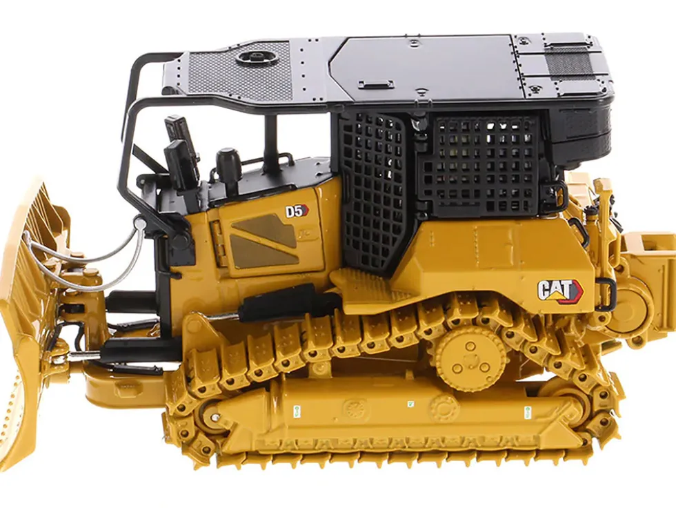 CAT Caterpillar D5 XR Fire Suppression Track Type Dozer Yellow High Line Series 1/50 Diecast Model Diecast Masters 85955