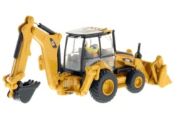 CAT Caterpillar 450E Backhoe Loader Operator High Line Series 1/87 HO Scale Diecast Model Diecast Masters 85263