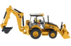 CAT Caterpillar 450E Backhoe Loader Operator High Line Series 1/87 HO Scale Diecast Model Diecast Masters 85263
