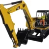 CAT Caterpillar 308E2 CR SB Mini Hydraulic Excavator with Working Tools and Operator High Line Series 1/32 Diecast Model Diecast Masters 85239
