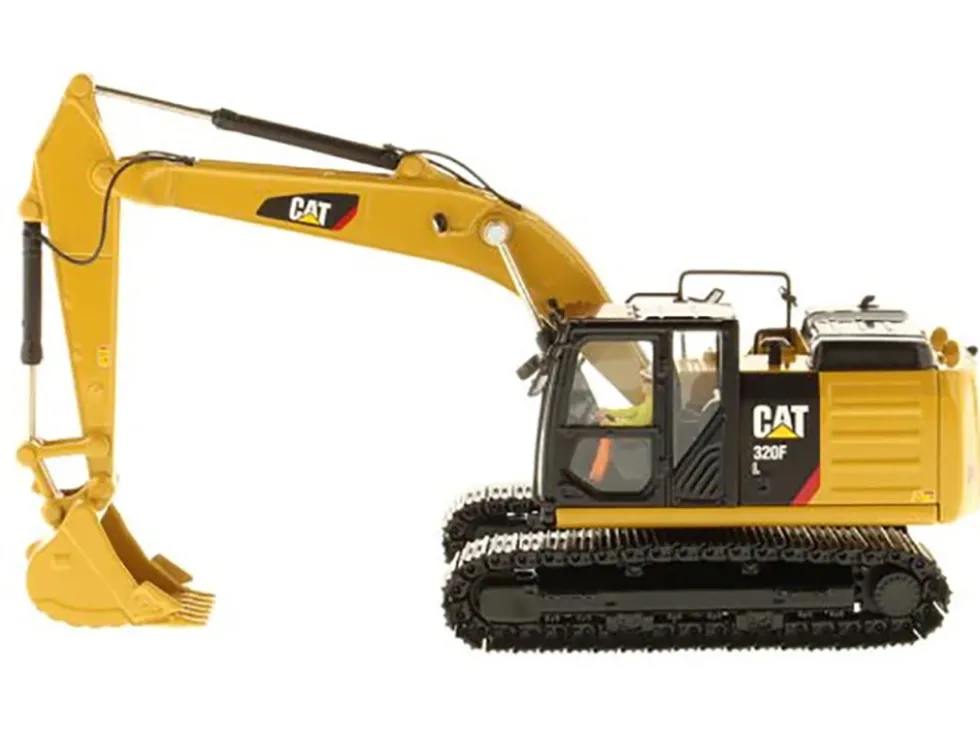 CAT Caterpillar 320F L Hydraulic Excavator with Operator "Core Classics" Series 1/50 Diecast Model by Diecast Masters