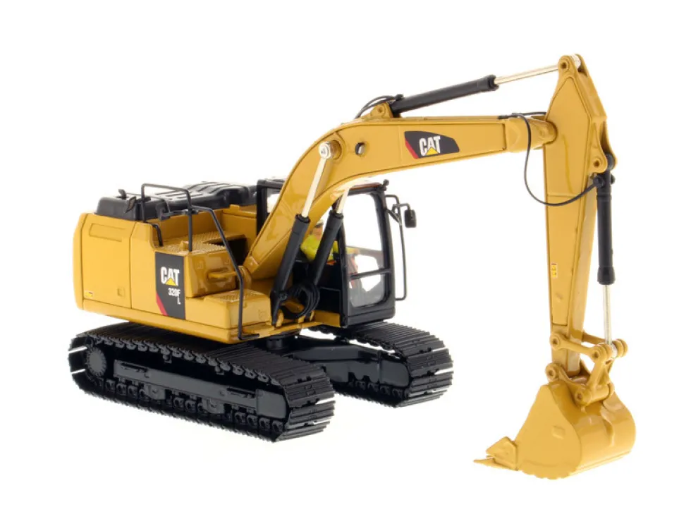 CAT Caterpillar 320F L Hydraulic Excavator with Operator High Line Series 1/50 Diecast Model Diecast Masters 85931