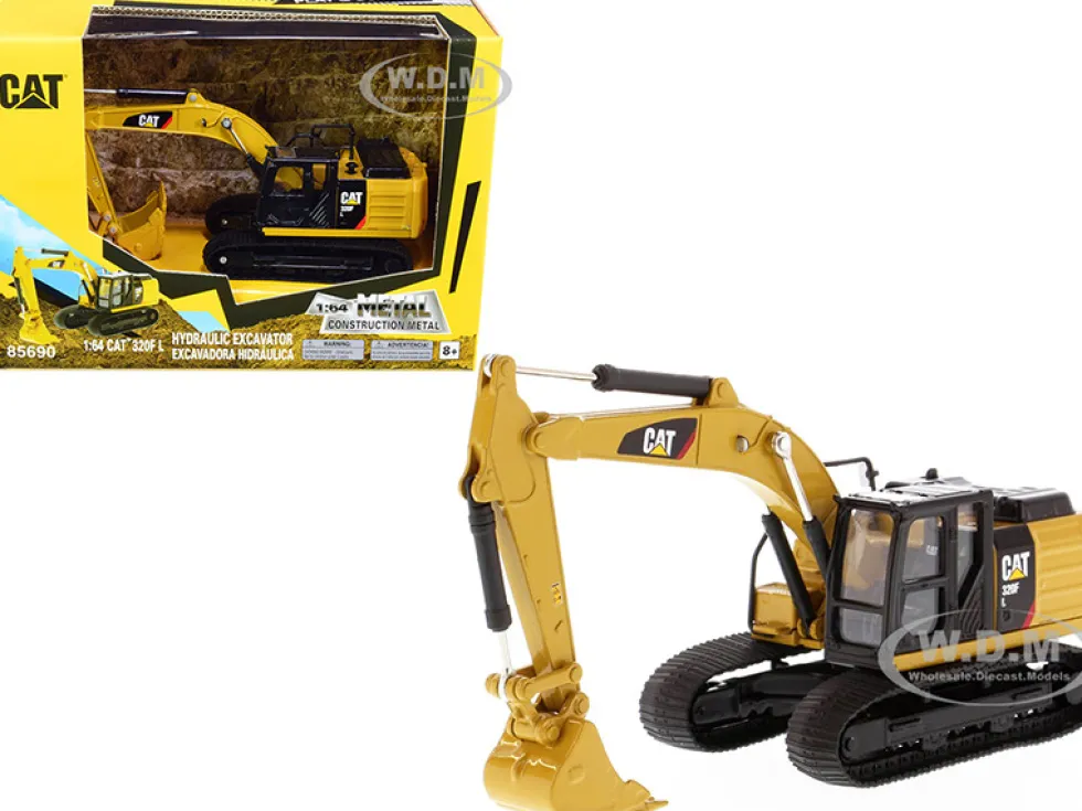 CAT Caterpillar 320F L Hydraulic Excavator Play & Collect Series 1/64 Diecast Model Diecast Masters 85690