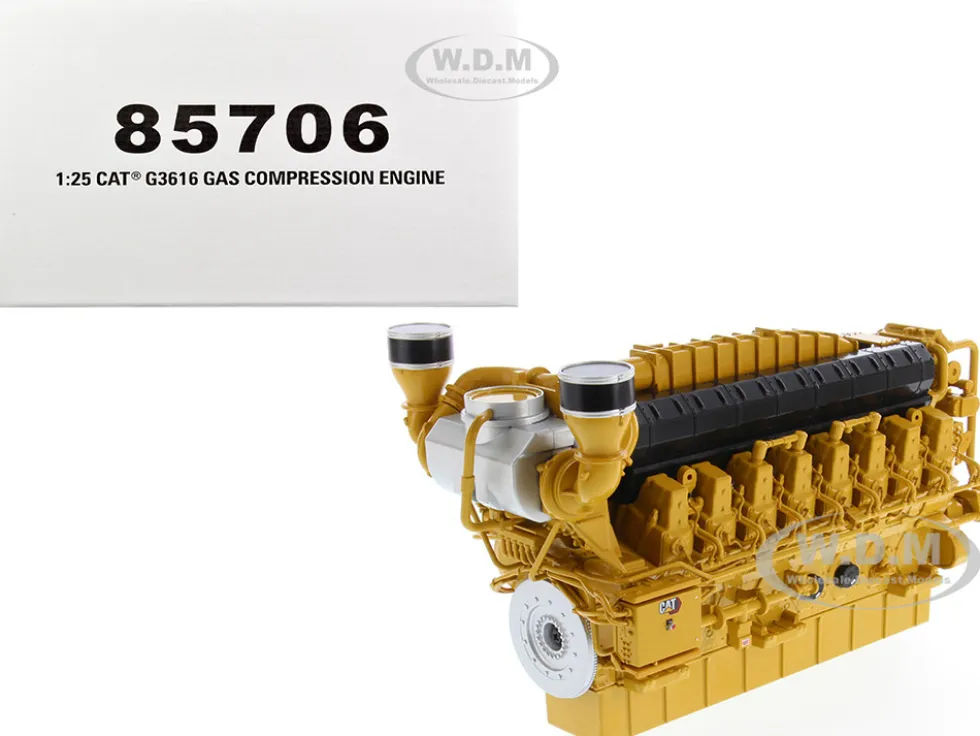 CAT Caterpillar G3616 Gas Compression Engine High Line Series 1/25 Diecast Model Diecast Masters 85706