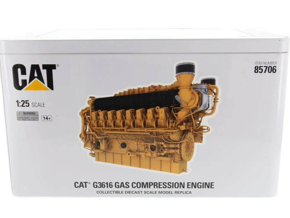 CAT Caterpillar G3616 Gas Compression Engine High Line Series 1/25 Diecast Model Diecast Masters 85706