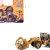 CAT Caterpillar 950G Wheel Loader Yellow with Log Fork and Wood Log Accessories 1/87 (HO) Diecast Model by Diecast Masters