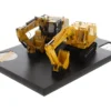 CAT Caterpillar 225 Hydraulic Escavator and CAT Caterpillar 323 Next Generation Hydraulic Escavator Set of 2 pieces Evolution Series 1/50 Diecast Models Diecast Masters 85715