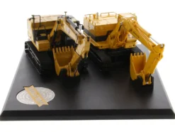 CAT Caterpillar 225 Hydraulic Escavator and CAT Caterpillar 323 Next Generation Hydraulic Escavator Set of 2 pieces Evolution Series 1/50 Diecast Models Diecast Masters 85715