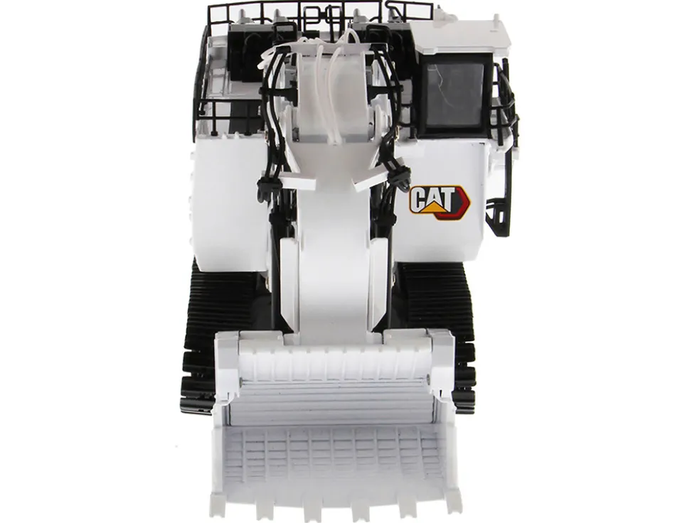 CAT Caterpillar 6060 Hydraulic Mining Front Shovel Coal Configuration White High Line Series 1/87 HO Diecast Model Diecast Masters 85653