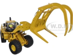CAT Caterpillar 988K Wheel Loader with Grapple with Operator 1/50 Diecast Model Diecast Masters 85917
