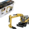 CAT Caterpillar M318D Wheeled Excavator Operator High Line Series 1/87 HO Scale Diecast Model Diecast Masters 85177