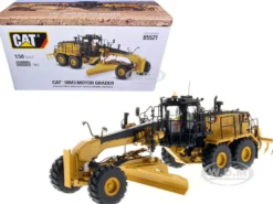 CAT Caterpillar 18M3 Motor Grader with Operator High Line Series 1/50 Diecast Model Diecast Masters 85521