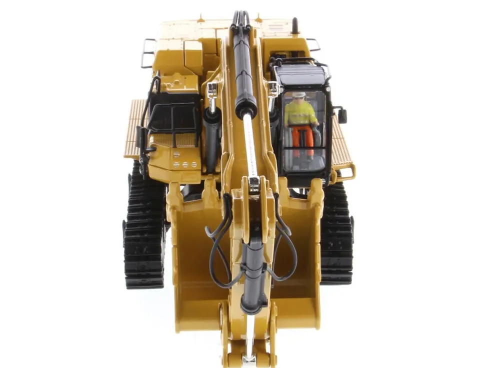 CAT Caterpillar 395 Next Generation Hydraulic Excavator "Mass Excavation Version" Yellow "High Line Series" 1/50 Diecast Model by Diecast Masters