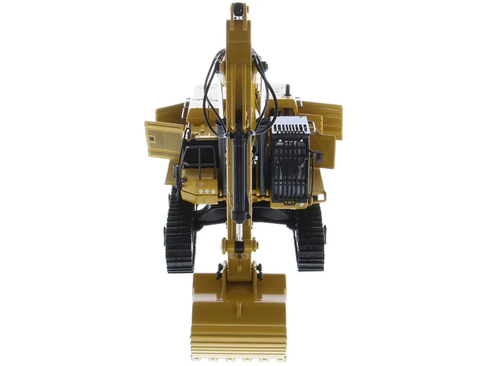 CAT Caterpillar 395 Next Generation Hydraulic Excavator General Purpose Version Yellow with Operator and Additional Tools High Line Series 1/50 Diecast Model Diecast Masters 85709
