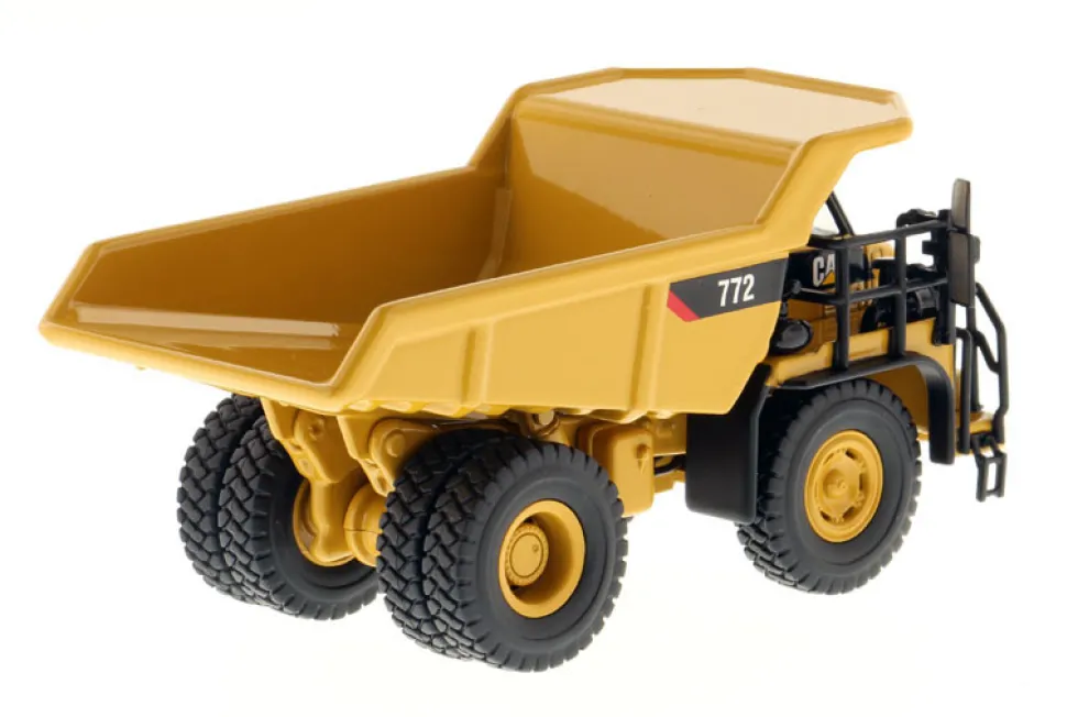 CAT Caterpillar 772 Off-Highway Dump Truck Operator High Line Series 1/87 HO Scale Diecast Model Diecast Masters 85261