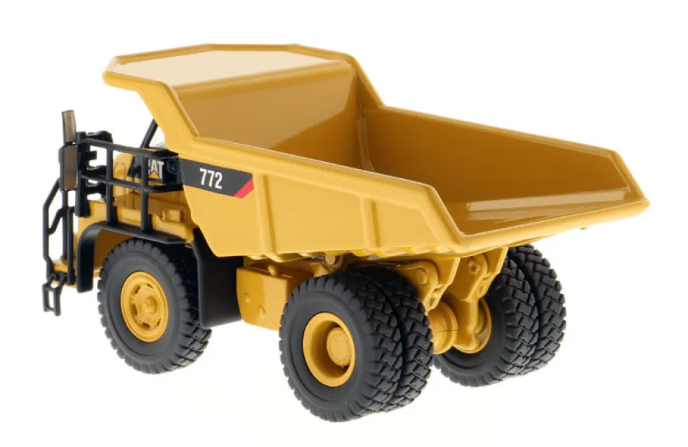 CAT Caterpillar 772 Off-Highway Dump Truck Operator High Line Series 1/87 HO Scale Diecast Model Diecast Masters 85261
