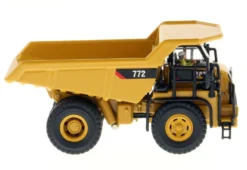 CAT Caterpillar 772 Off-Highway Dump Truck Operator High Line Series 1/87 HO Scale Diecast Model Diecast Masters 85261