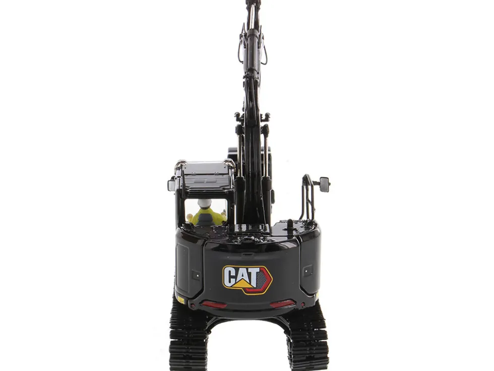 CAT Caterpillar 315 Track Type Hydraulic Excavator Special Black Finish with Operator High Line Series 1/50 Diecast Model Diecast Masters 85957BK