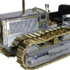 CAT Caterpillar Twenty Tractor "100th Anniversary" Chrome and Gold "Centennial Series" 1/16 Diecast Model by Diecast Masters
