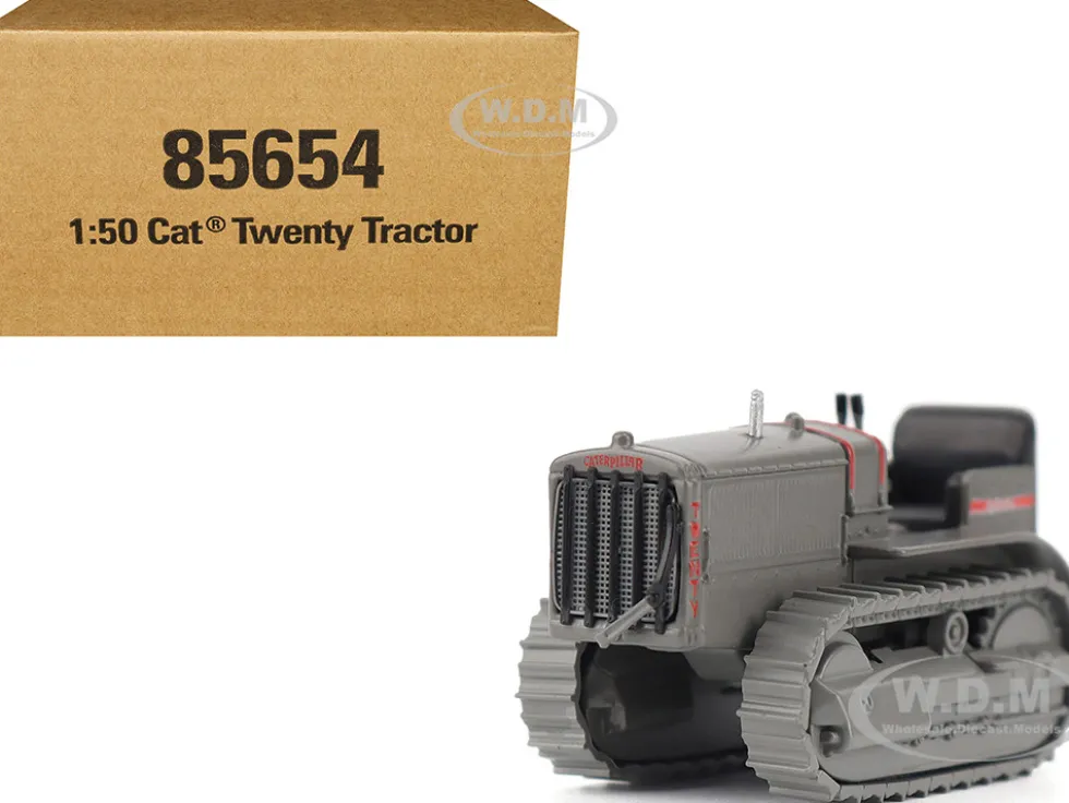 CAT Caterpillar Twenty Tractor Gray "Centennial Series" 1/50 Diecast Model by Diecast Masters