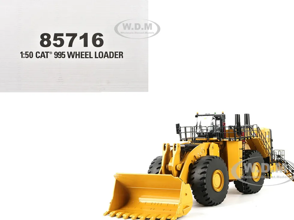 CAT Caterpillar 995 Wheel Loader Yellow "High Line Series" 1/50 Diecast Model by Diecast Masters