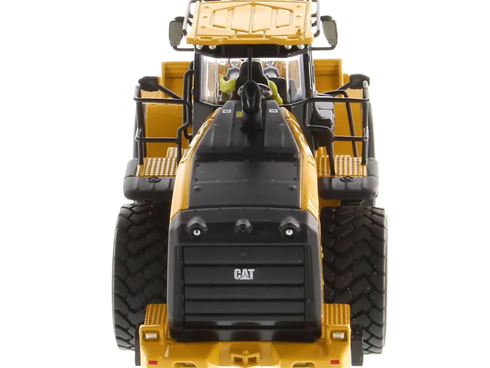 CAT Caterpillar 980 Wheel Loader Yellow with Operator High Line Series 1/50 Diecast Model Diecast Masters 85684
